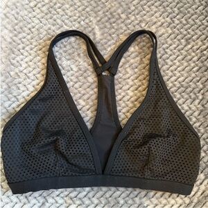 Lorna Jane Black Perforated Sports Bra